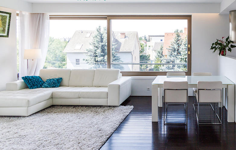 莫兰迪尼两轨推拉窗