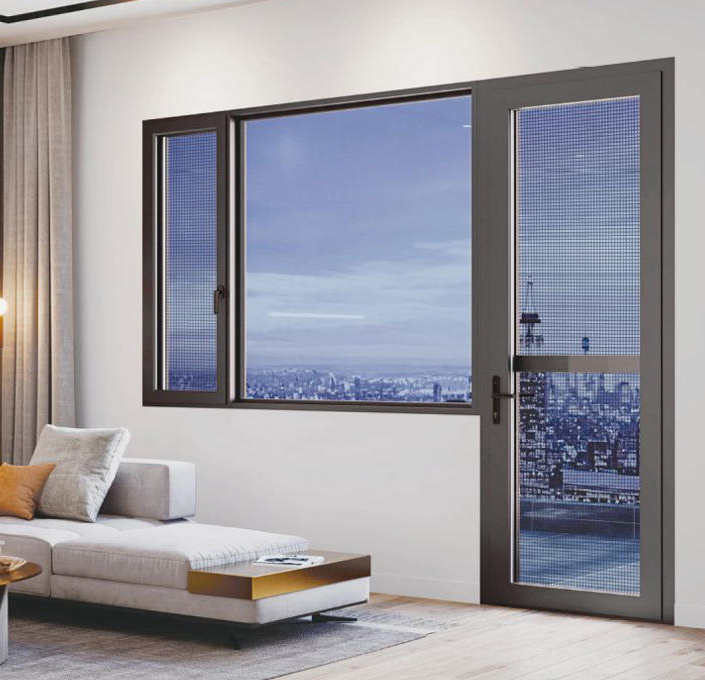 尊界110断桥一体平开门